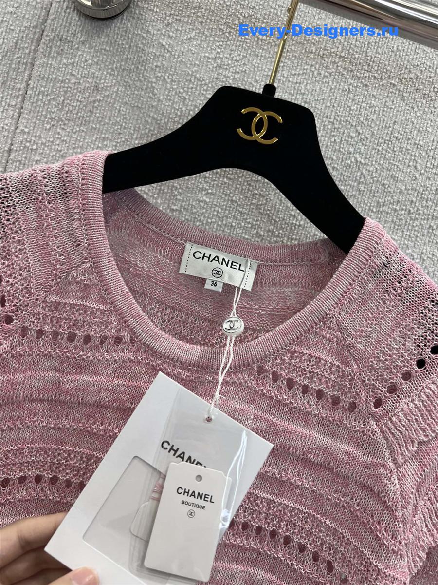 Ch**el striped knit top