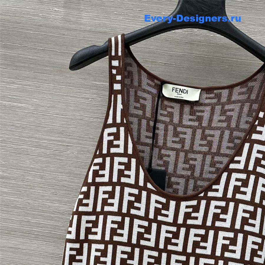 F**di ff zucca knit dress