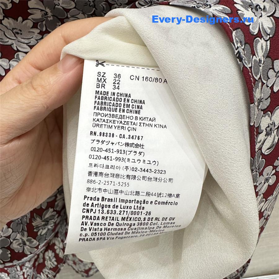 Miu Miu Floral Silk Maxi Dress