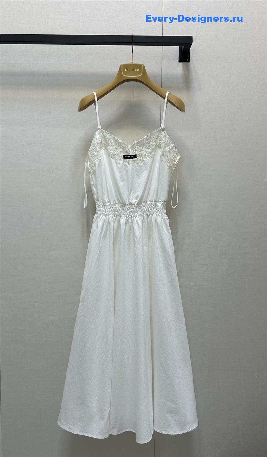 Miu Miu Lace Suspender Dress