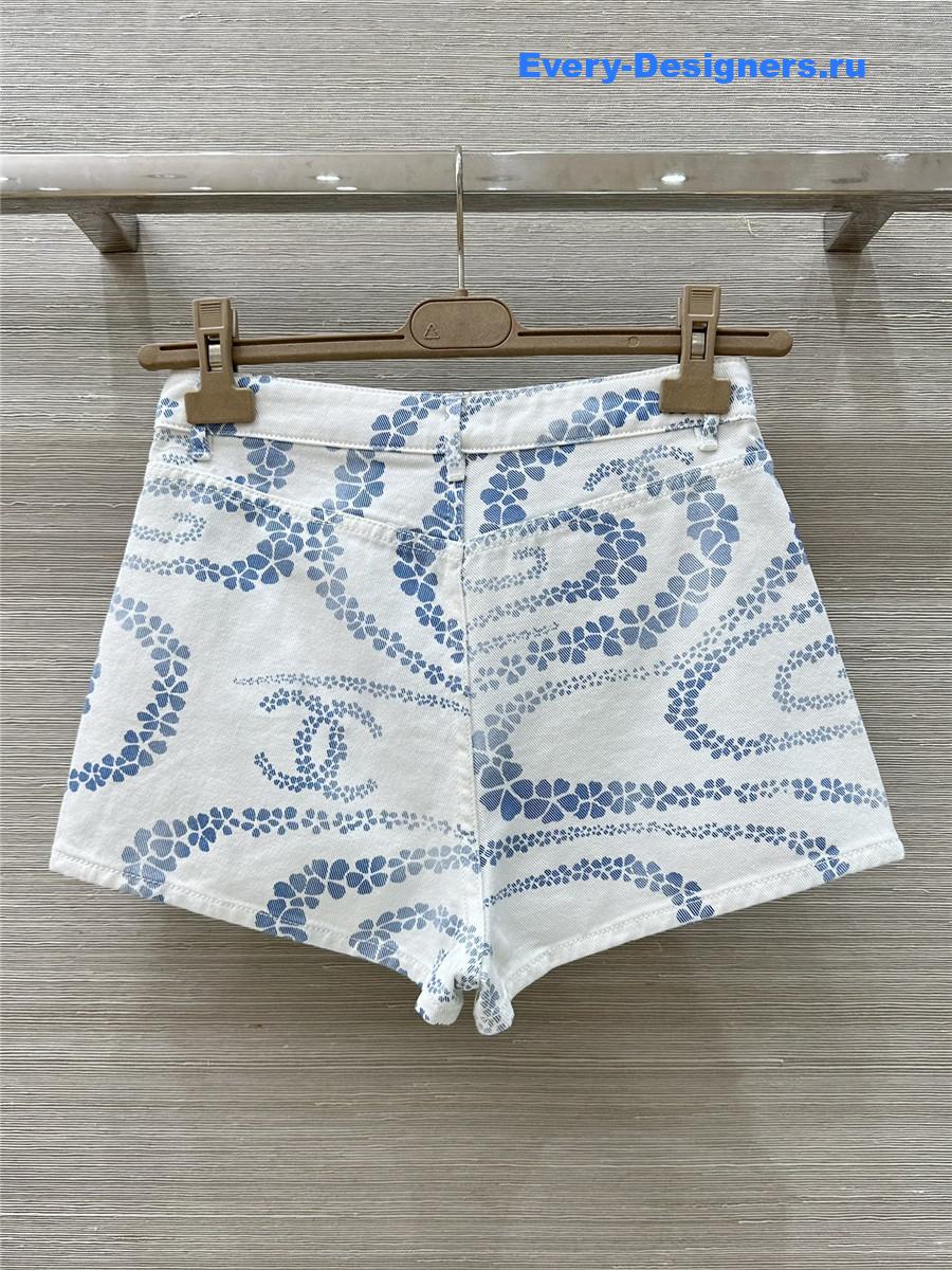 Ch**el women’s blue denim shorts