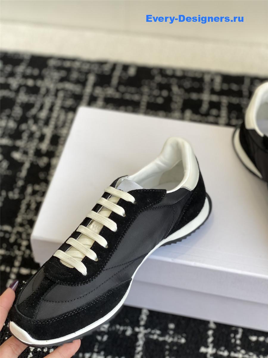 Ce1i*e racer black low-top sneakers