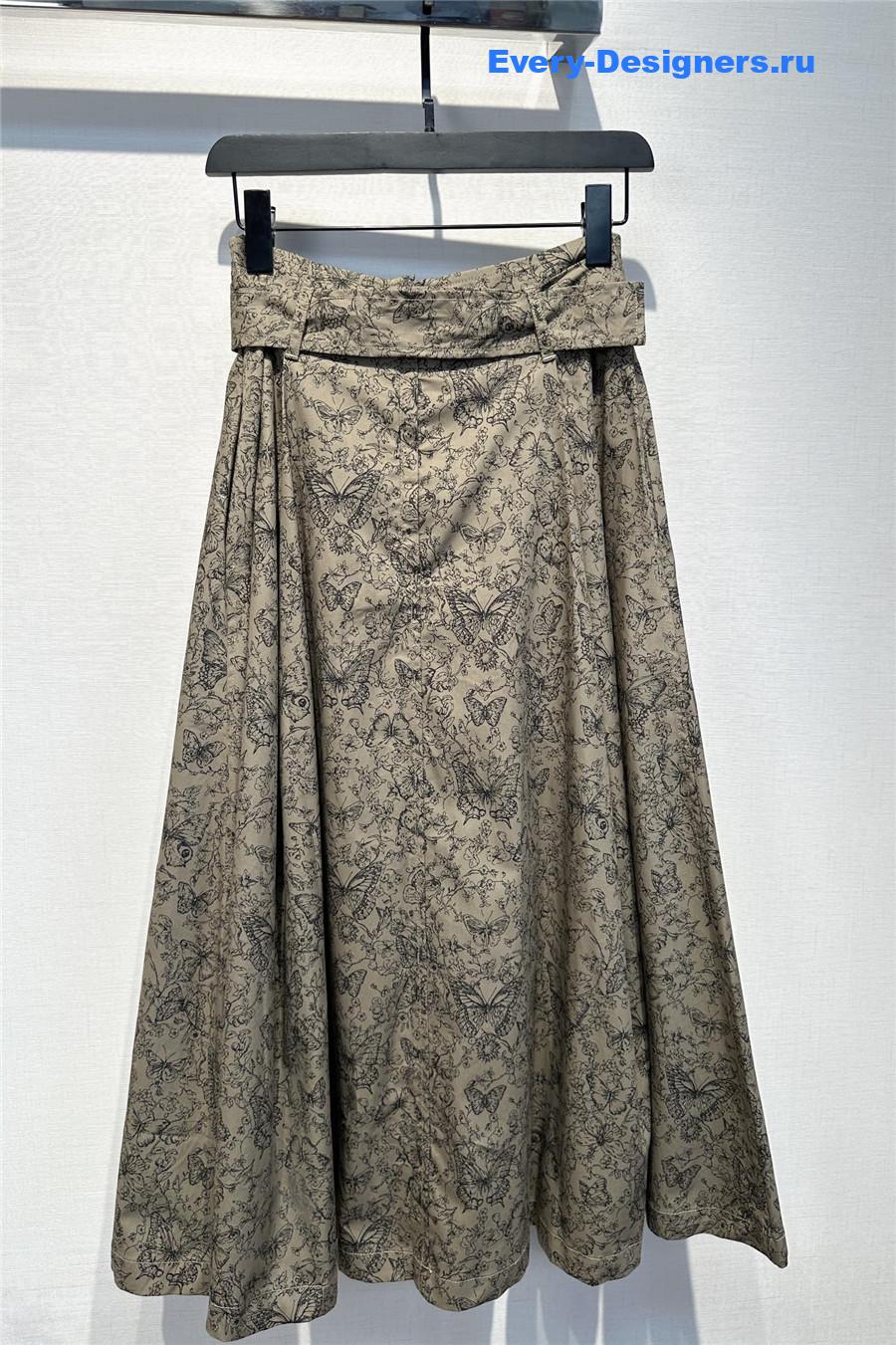 D10r olive straight skirt