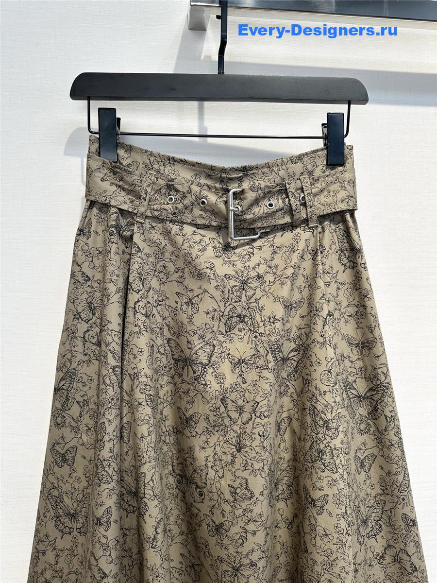 D10r olive straight skirt