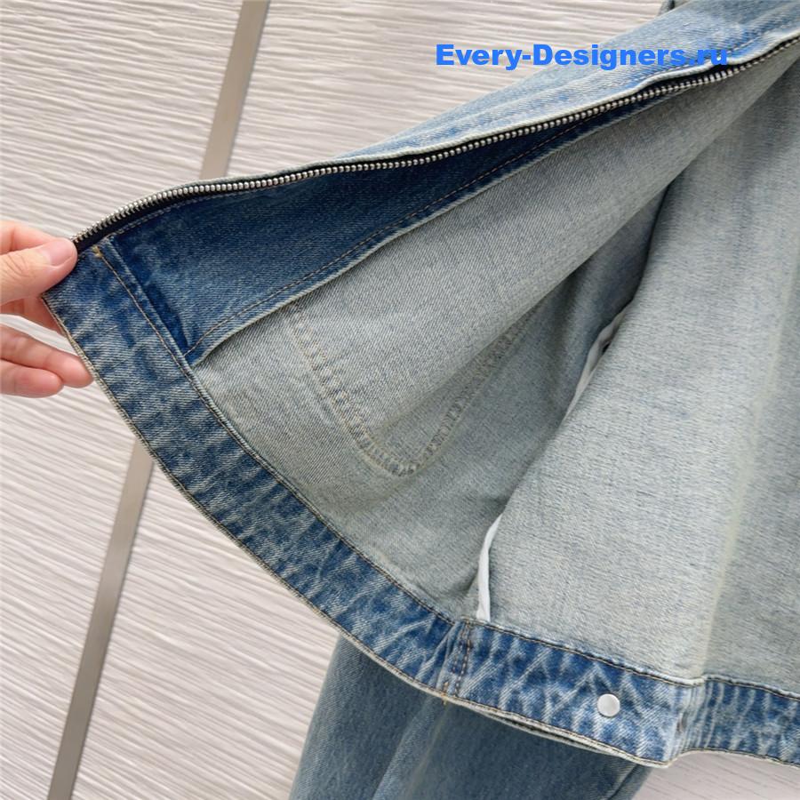 Pra*a cropped denim jacket for women