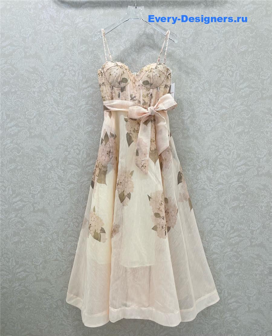 Zimm Hydrangea Slip Dress