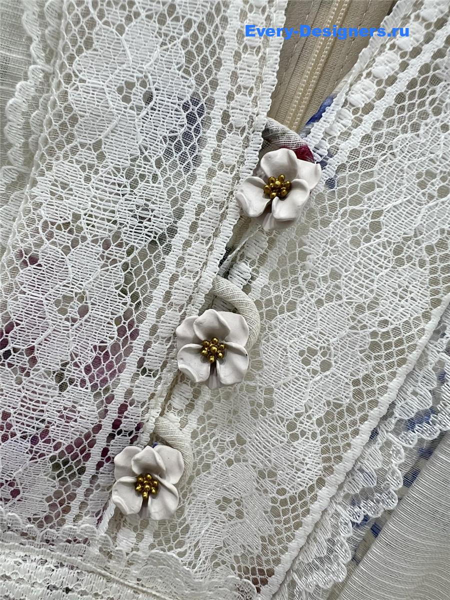 Zimm Printed Lantern Sleeve Dress