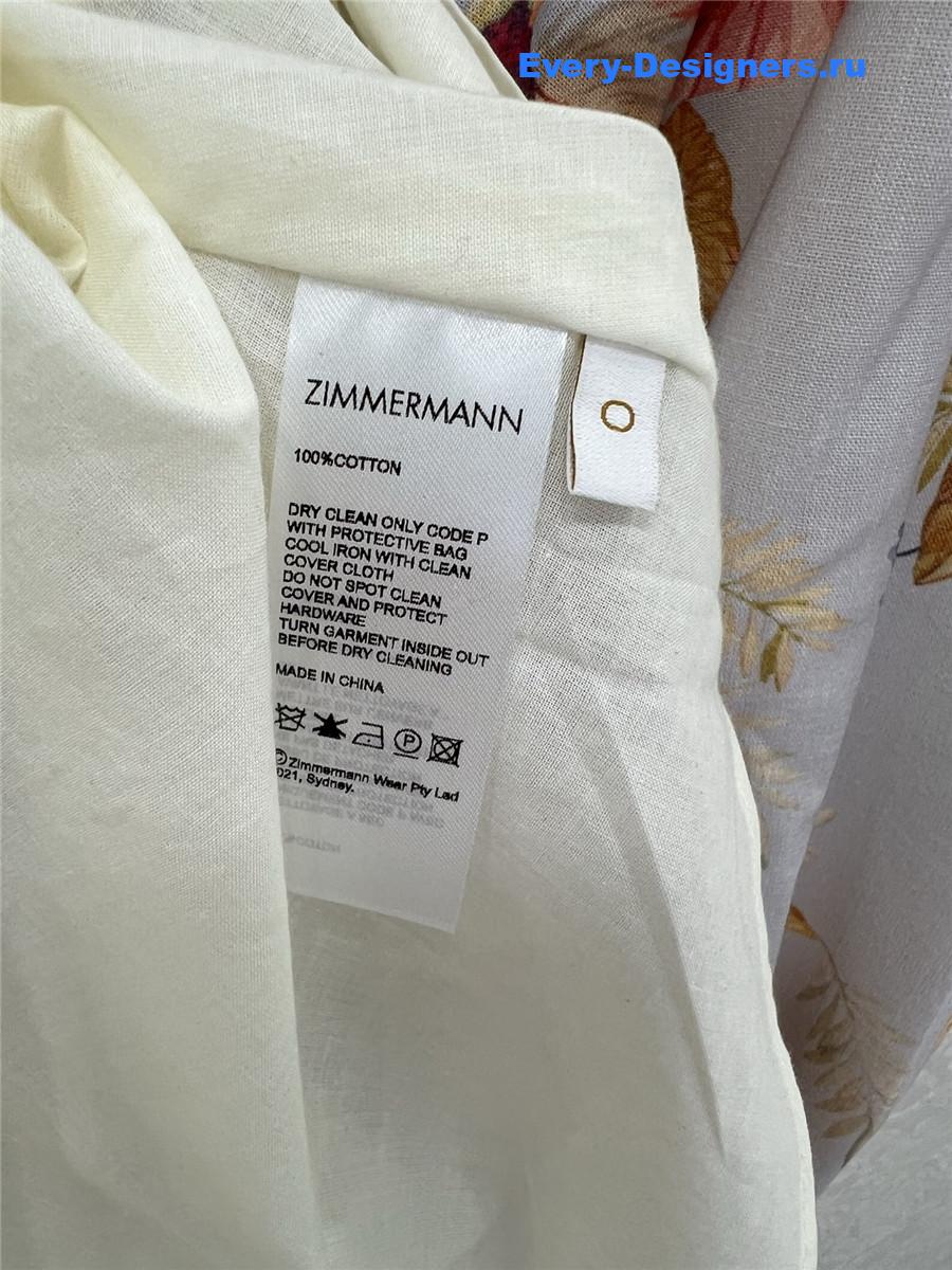 Zimm Colorful Lantern Sleeve Dress