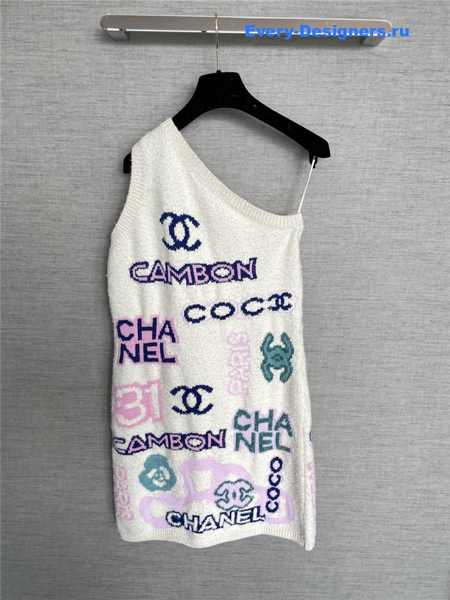 Ch**el graffiti dress
