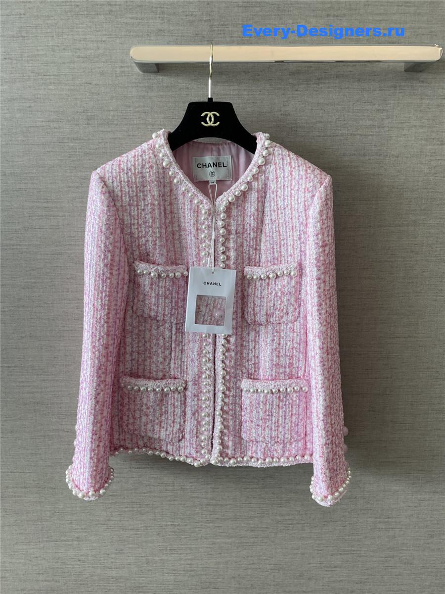 Ch**el pink pearl jacket
