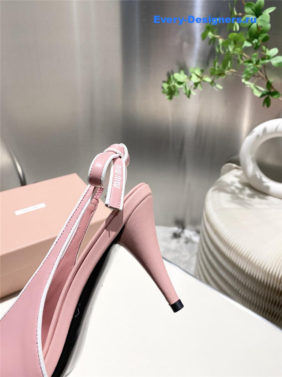 Miu Miu Pink Kitten Heel Pumps