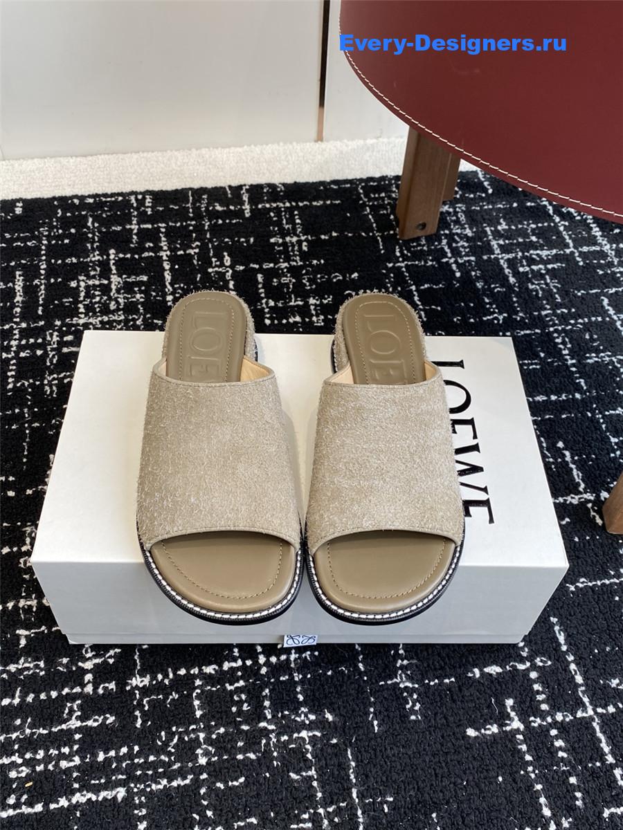 L0ew* ladera suede mules