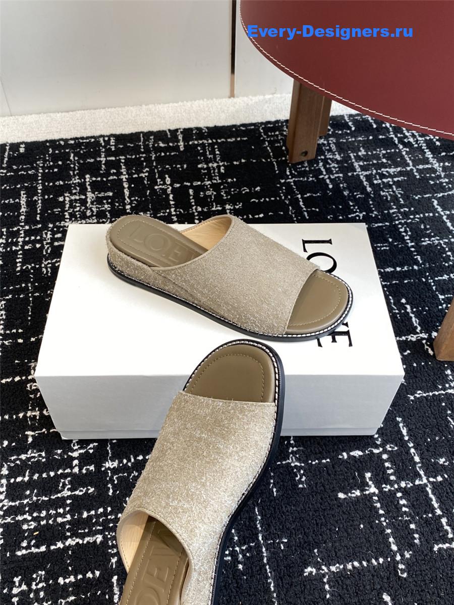 L0ew* ladera suede mules