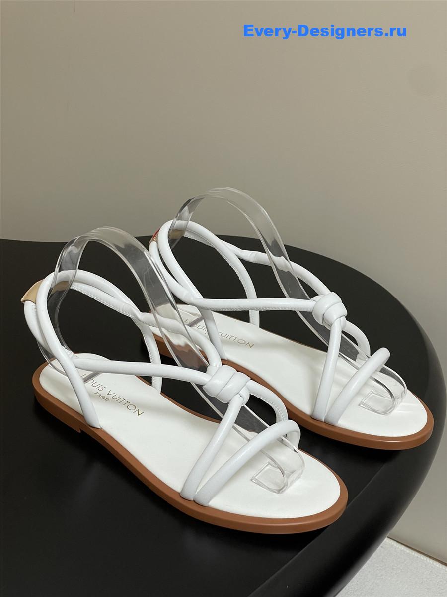 l0vis Vvtt0n white rivage sandals