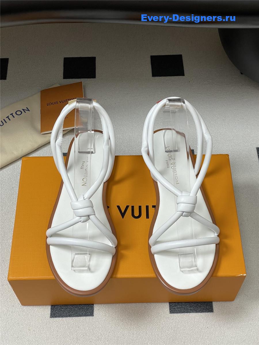 l0vis Vvtt0n white rivage sandals