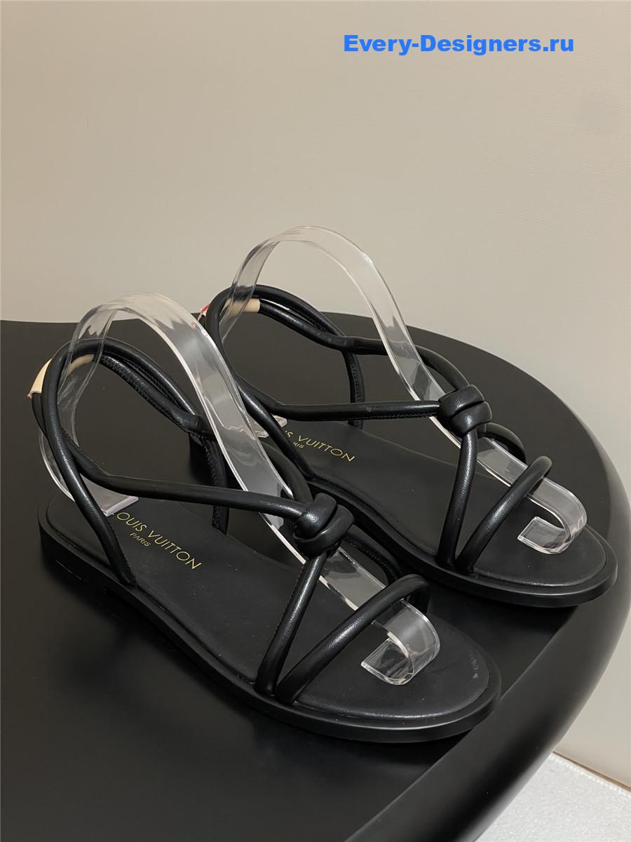 l0vis Vvtt0n black rivage sandals