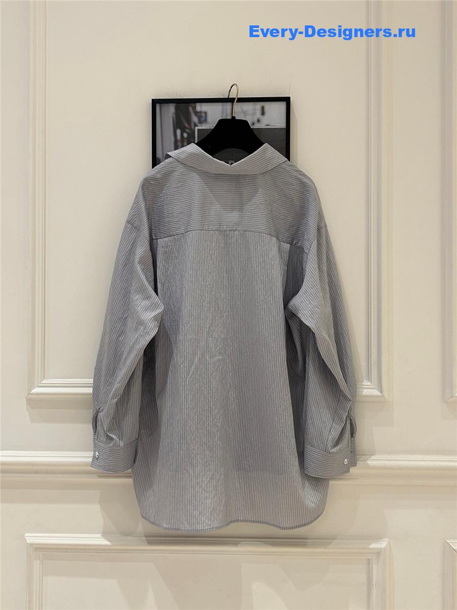 Ch**el classic stripe shirt