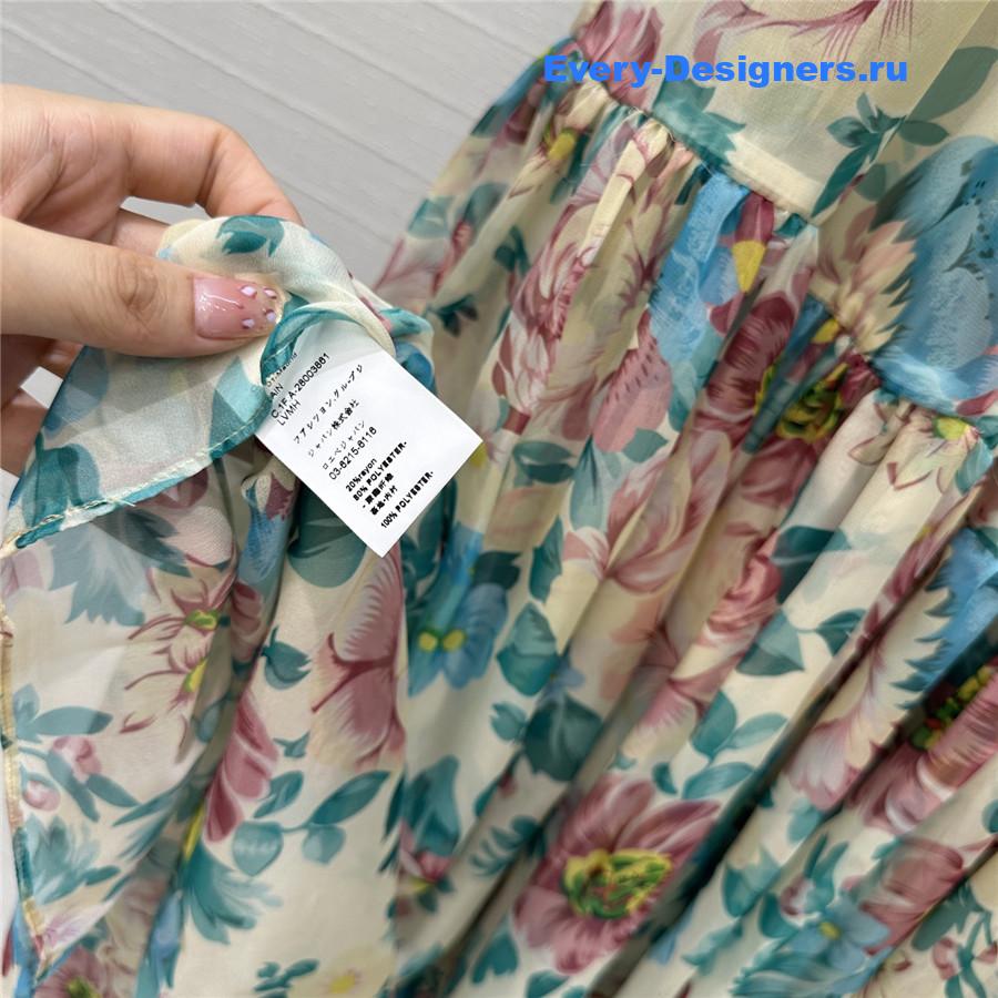 Chloé Silk Chiffon Maxi Skirt