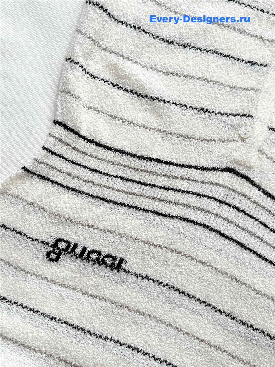 Gvc*1 striped cotton dress