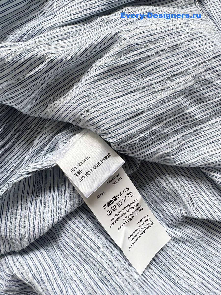 L0ew* clear blue cotton midi dress