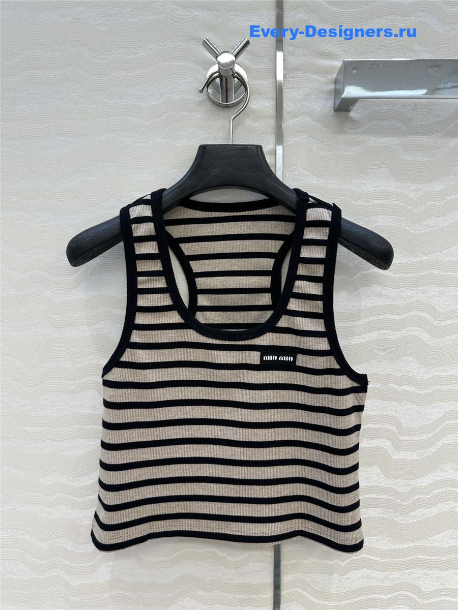 Miu Miu Women’s Black Tank Top