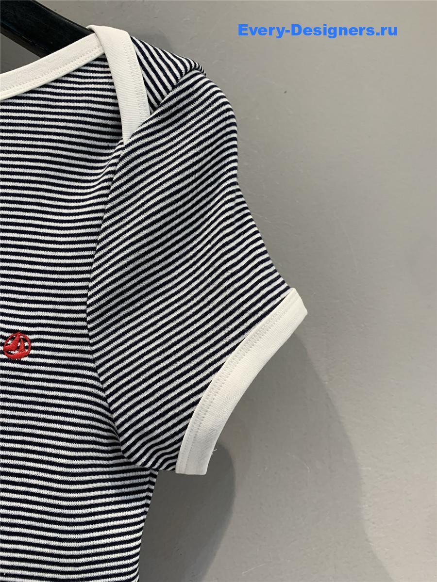 Miu Miu x Petit Bateau Ribbed Tee