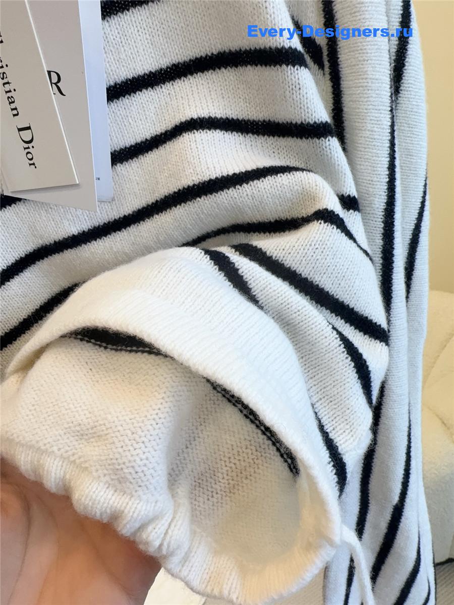 D10r striped wool sweater