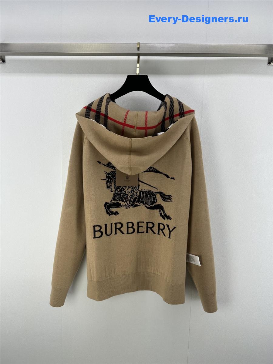 Bv*b*rry checked hoodie