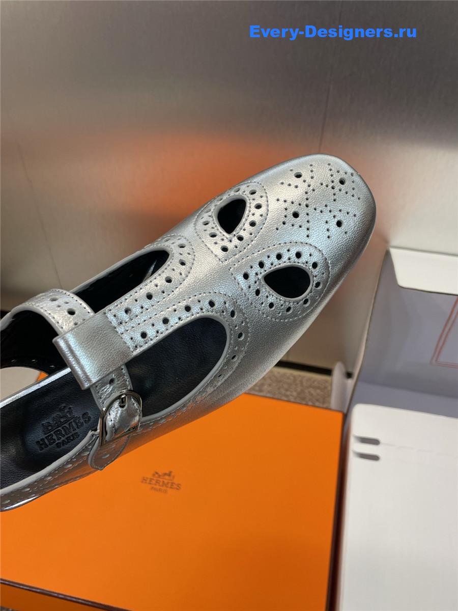 H**me5 kim silver slingback heels