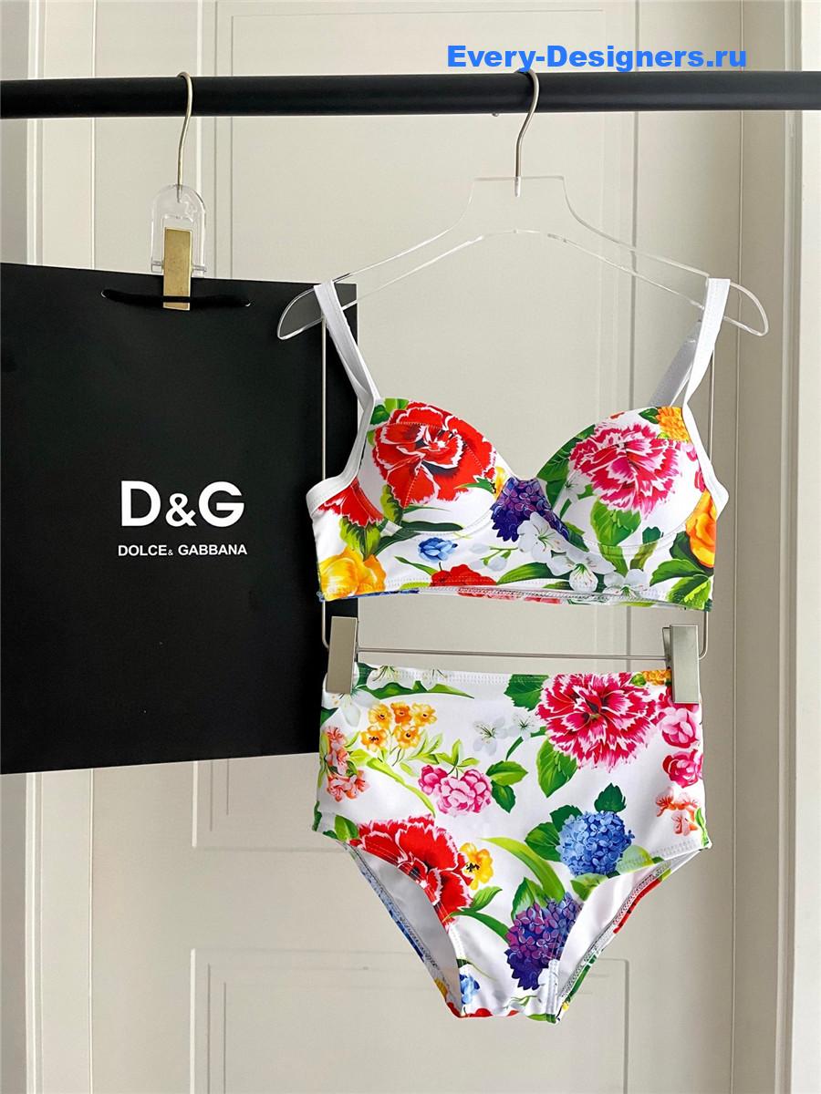 Dolce & Gabbana Patchwork Swimsuit
