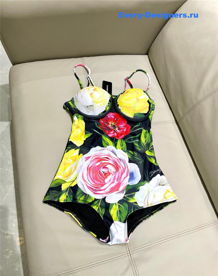 Dolce & Gabbana Floral Swimsuit
