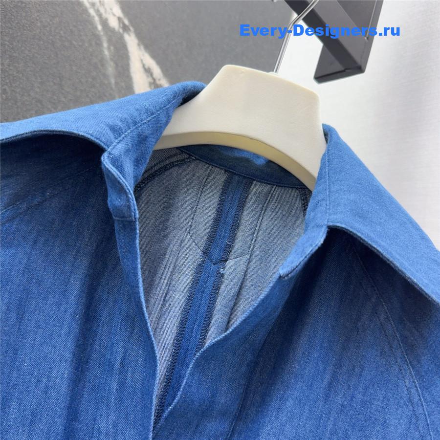 Zimm Coco Embroidered Denim Dress