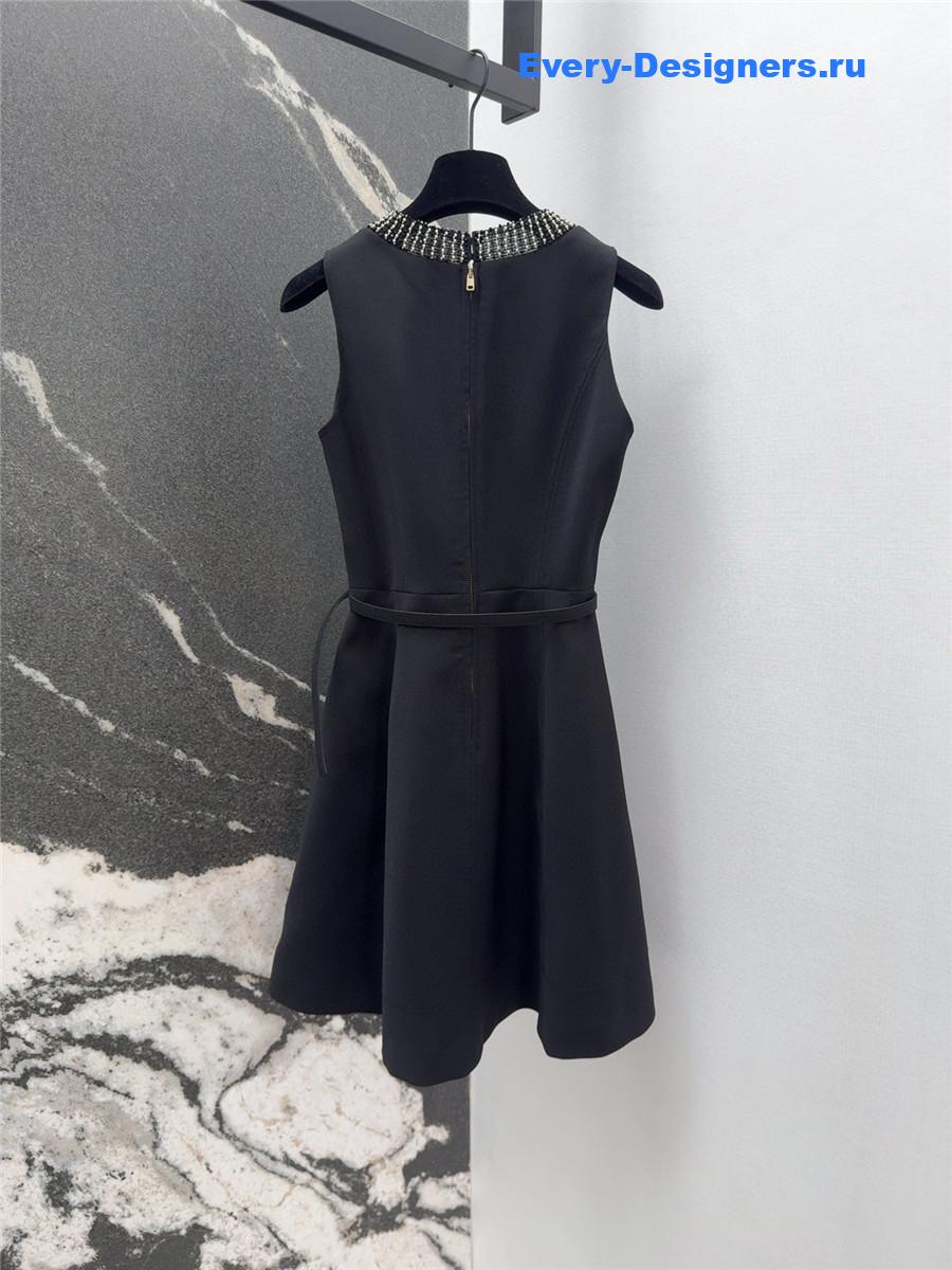 D10r cd beaded black dress