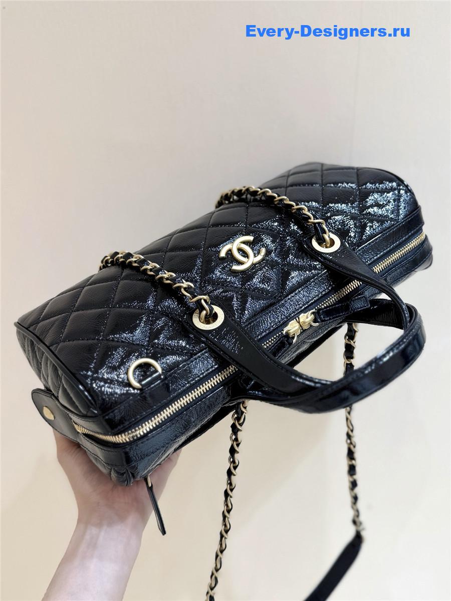 Ch**el large black bowling bag