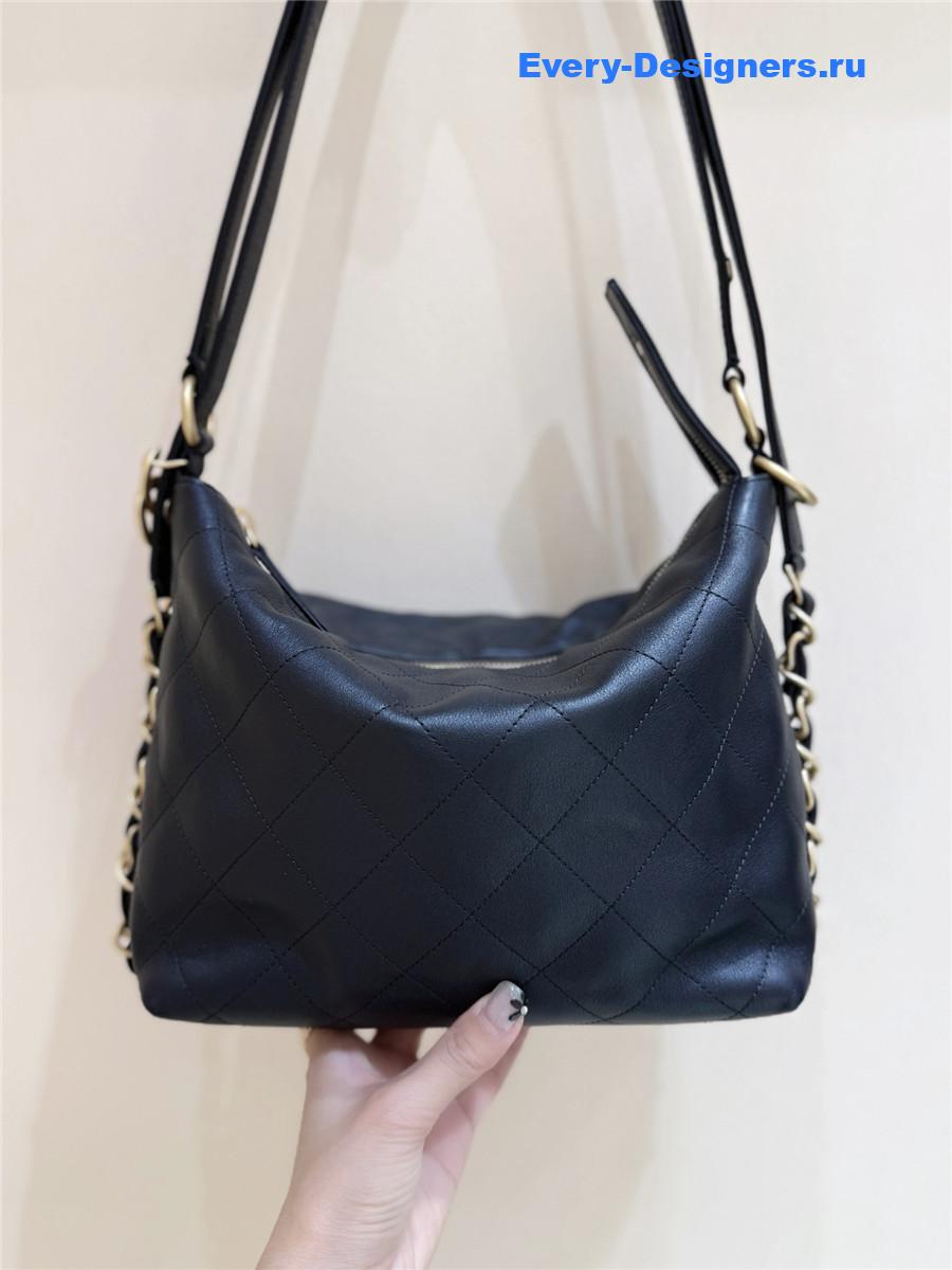 Ch**el belted chain hobo bag