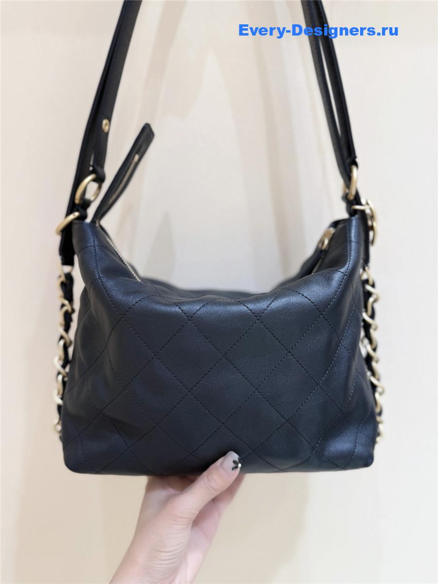 Ch**el belted chain hobo bag