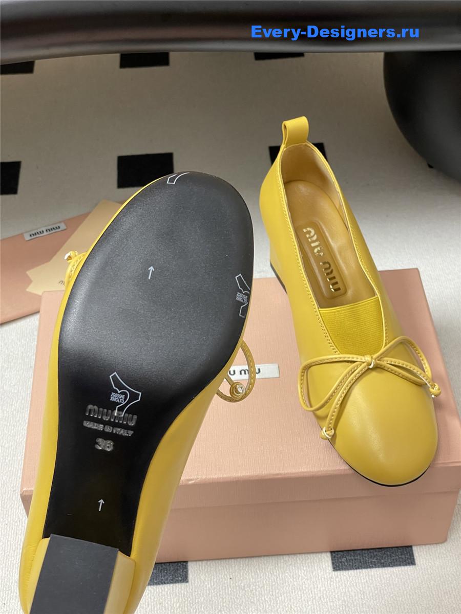 Miu Miu Bow Mary Jane Pumps