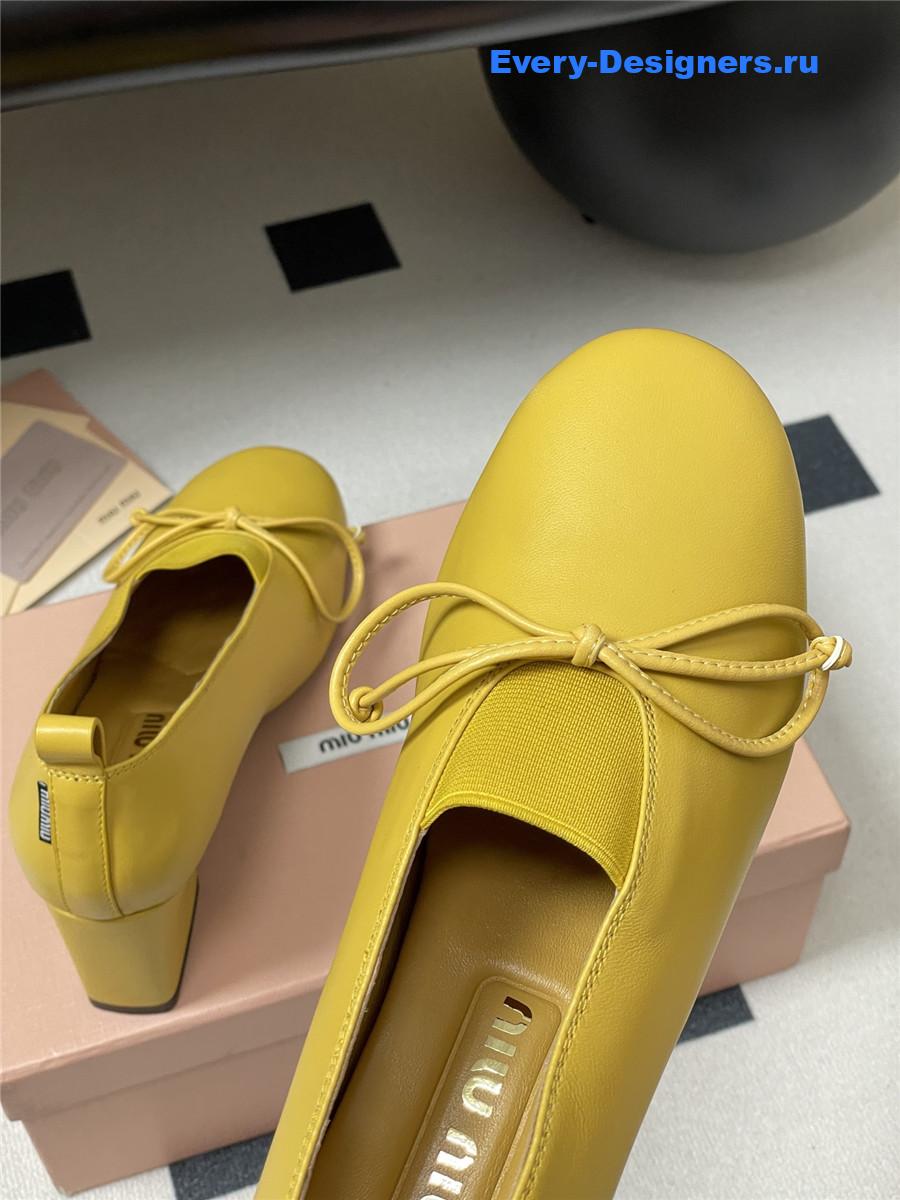 Miu Miu Bow Mary Jane Pumps