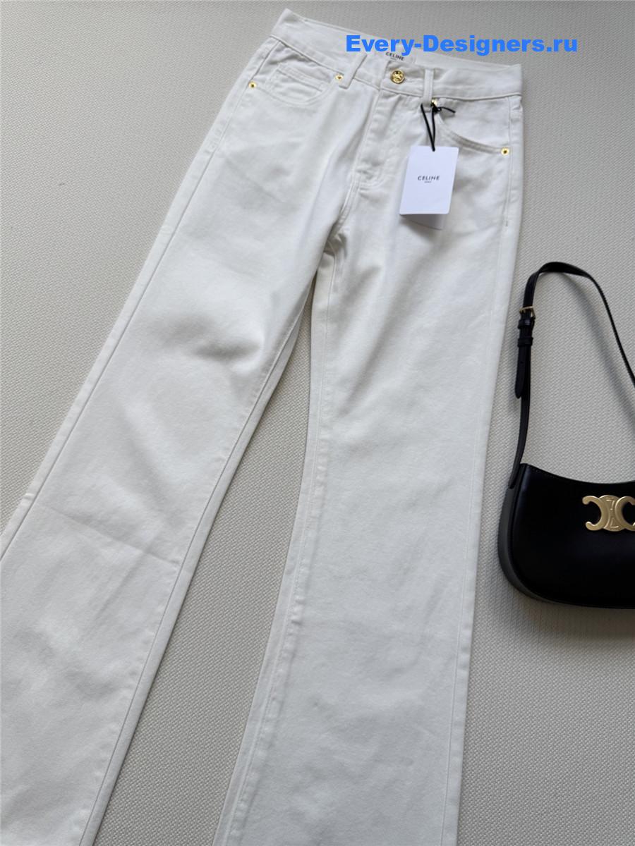 Ce1i*e white flared jeans