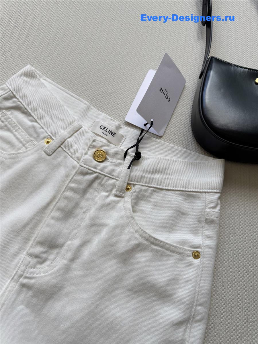 Ce1i*e white flared jeans