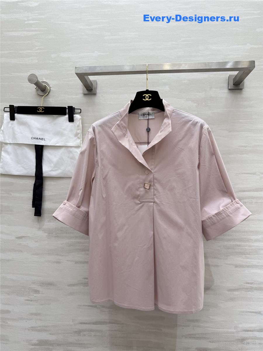 Ch**el light pink shirt