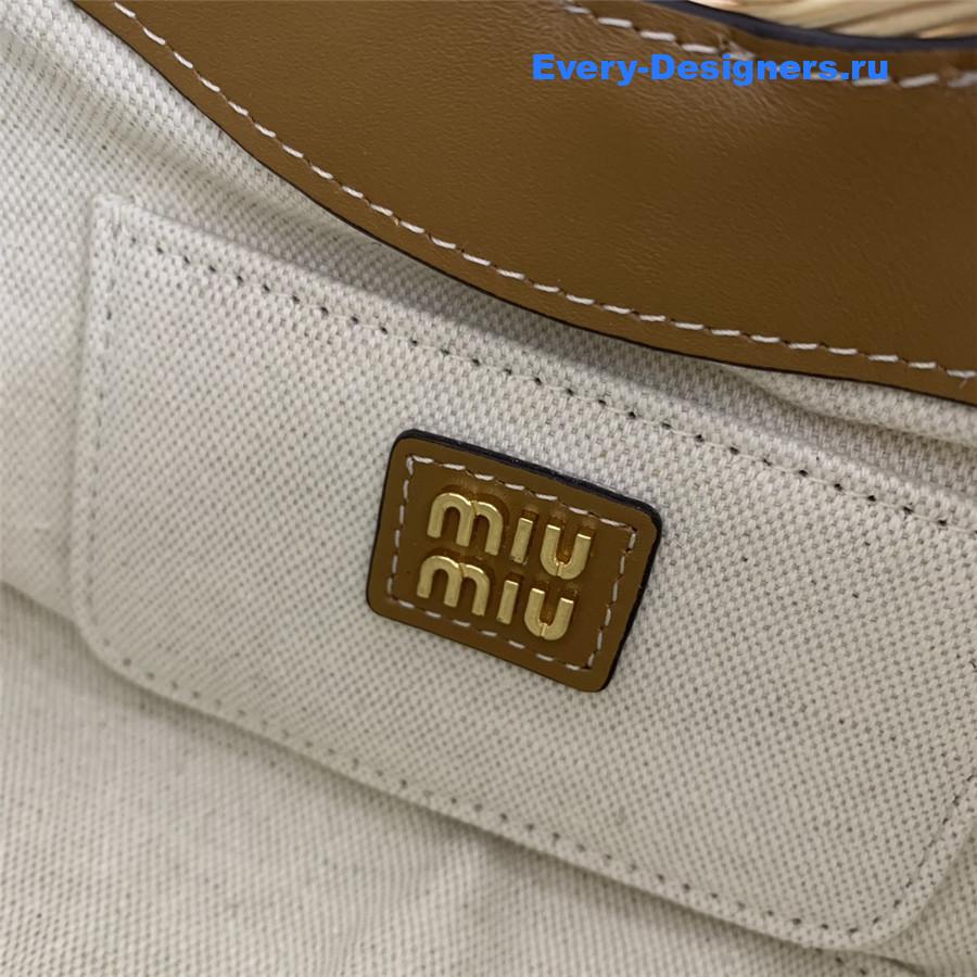 Miu Miu Wander Wicker Bag