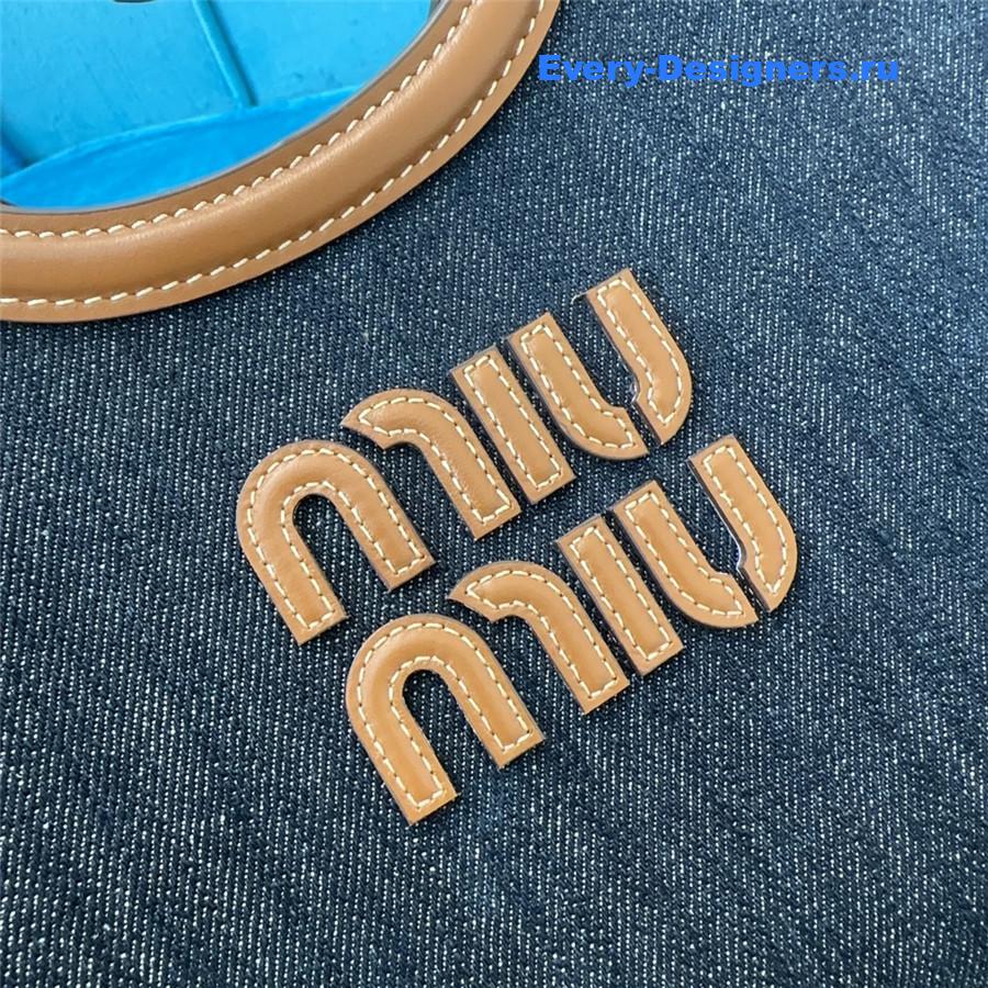 Miu Miu Ivy Denim Tote