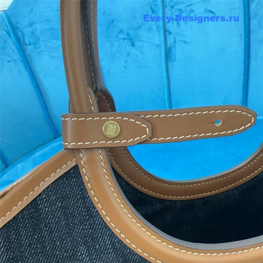 Miu Miu Ivy Denim Tote