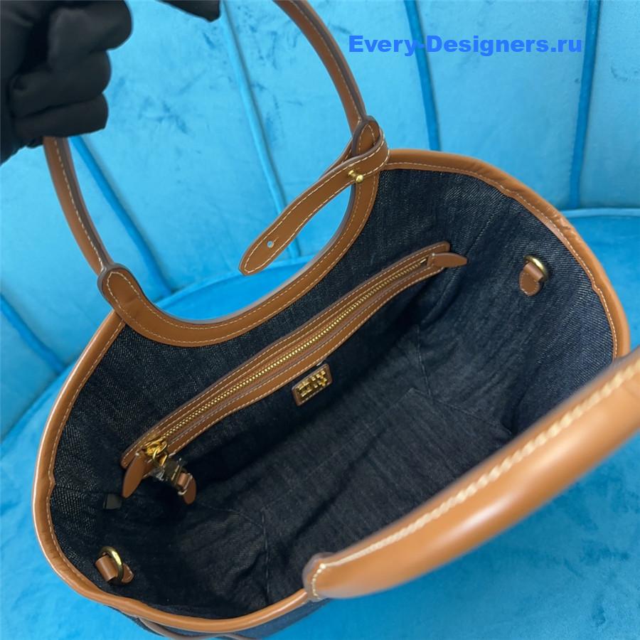 Miu Miu Ivy Denim Tote