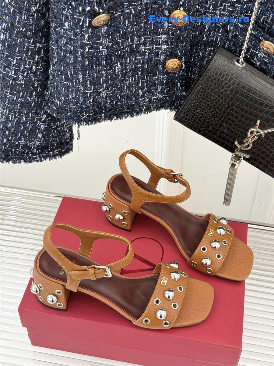 Va1e*ntin0 nellcôte brown sandals