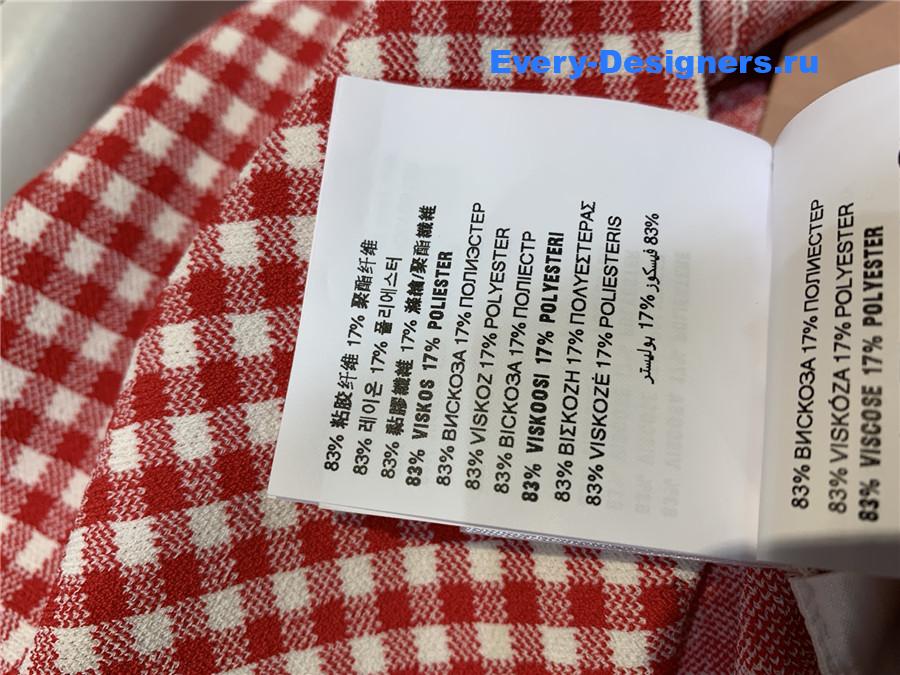 Miu Miu White/Red Viscose Top