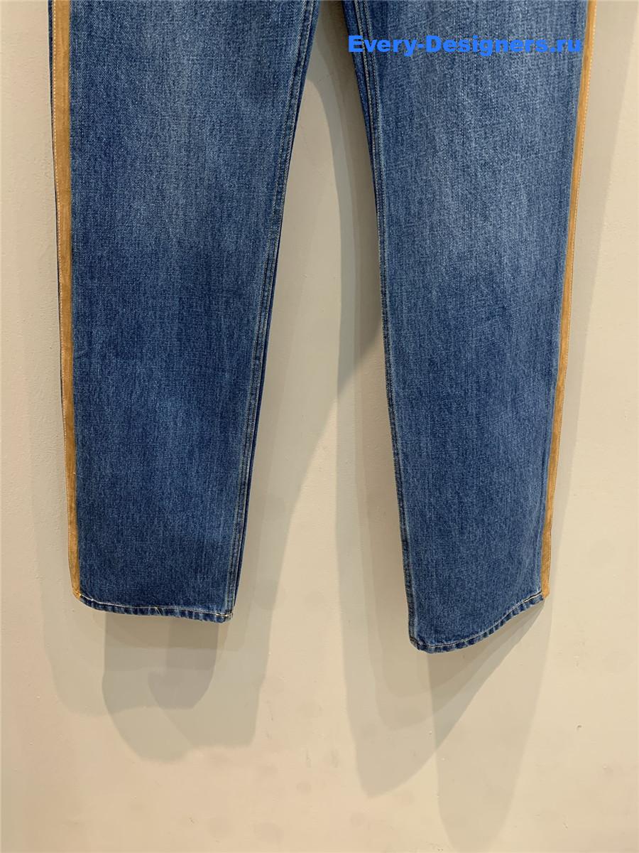 Miu Miu Blue Straight-Leg Jeans
