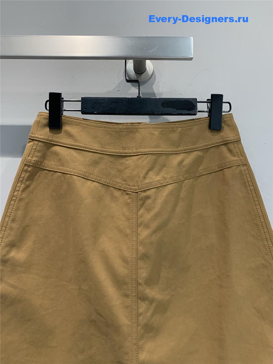 Ce1i*e cotton twill short skirt