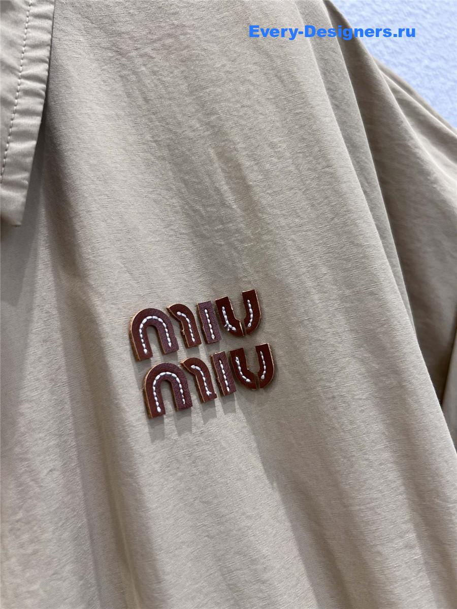 Miu Miu Natural Shirt Dress